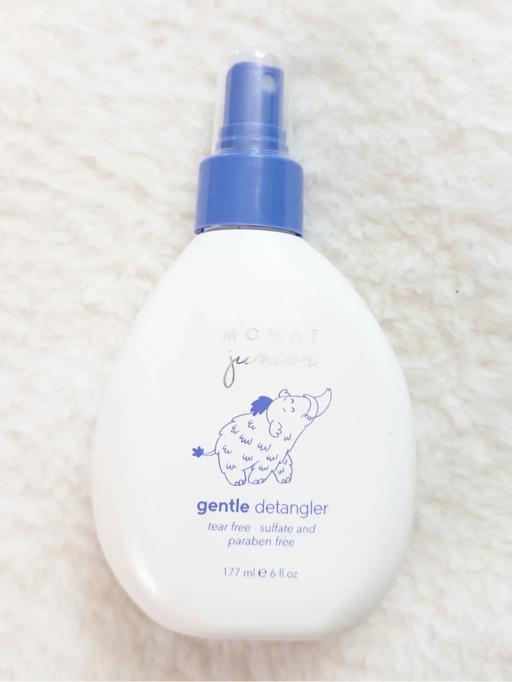 NEW Monat Junior Gentle Detangler Spray 6oz Tear Free Kids Hair